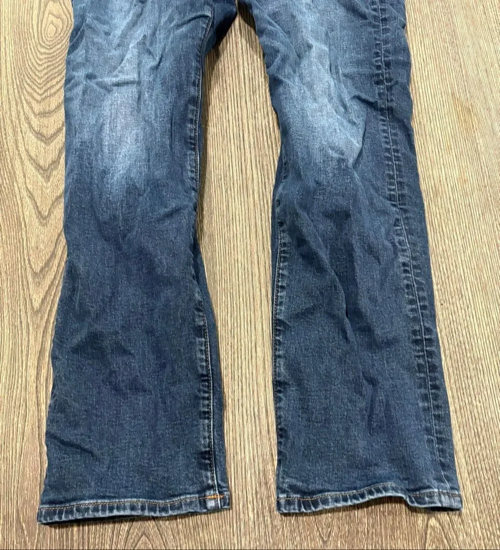 American Eagle Outfitters Men's Airflex+ Straight Jeans Blue Denim Size 32x32